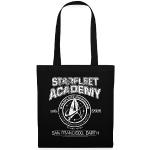 Spreadshirt Star Trek Discovery Starfleet Academy Stoffbeutel, One size, Schwarz