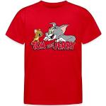 Rote SPREADSHIRT Tom und Jerry Kinder T-Shirts mit Maus-Motiv Größe 110 