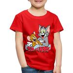 Rote Motiv SPREADSHIRT Tom und Jerry Kinder T-Shirts mit Maus-Motiv maschinenwaschbar Größe 122 