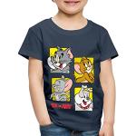 Marineblaue Motiv SPREADSHIRT Tom und Jerry Kinder T-Shirts mit Maus-Motiv maschinenwaschbar Größe 122 