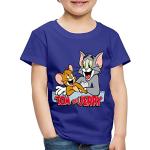 Royalblaue Motiv SPREADSHIRT Tom und Jerry Kinder T-Shirts mit Maus-Motiv maschinenwaschbar Größe 110 