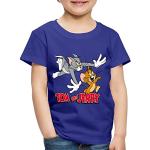 Royalblaue Motiv SPREADSHIRT Tom und Jerry Kinder T-Shirts mit Maus-Motiv maschinenwaschbar Größe 134 