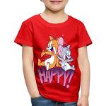Rote Motiv SPREADSHIRT Tom und Jerry Kinder T-Shirts mit Maus-Motiv maschinenwaschbar Größe 122 