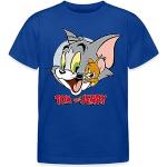 Royalblaue SPREADSHIRT Tom und Jerry Kinder T-Shirts mit Maus-Motiv Größe 122 