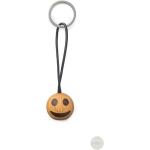 Emoji Smiley Schlüsselanhänger & Taschenanhänger mit Kopenhagen-Motiv aus Holz 