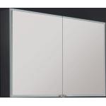 Sprinz Pure-Line Spiegelschrank Einbau mit 2 Türen 100 cm alu matt