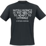 Sprüche T-Shirt - Intelligence Is The Ability To Adapt To Change - S bis 5XL - für Männer - Größe 4XL - schwarz