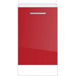 Rote Moderne Küchenunterschränke mit Schubladen mit Schublade Breite 0-50cm, Höhe 50-100cm, Tiefe 50-100cm 