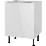 Weiße Optifit Küchenunterschränke aus MDF Breite 50-100cm, Höhe 50-100cm, Tiefe 50-100cm 