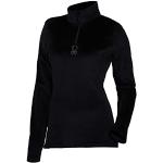 Reduzierte Schwarze Spyder Shimmer Stehkragen Damenfleecepullover & Damenfleeceshirts aus Fleece Größe XL 