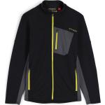 Spyder - Fleecepulli mit Stehkragen - Bandit Full Zip Fleece Jacket Open Green für Herren - Größe L - schwarz