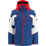 Spyder Mens Leader Insulated Jacket abyss blue/volcano red