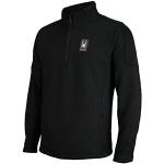 Schwarze Spyder Outbound Stehkragen Herrensweatshirts mit Reißverschluss aus Polyester Größe M 