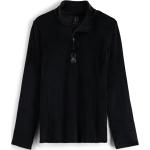 Schwarze Spyder Shimmer Fleecejacken aus Fleece für Damen Größe XS für den für den Winter 