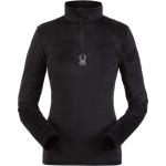 Schwarze Spyder Shimmer Damenfleecepullover & Damenfleeceshirts Größe XL 