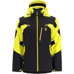 Spyder Skijacke »Leader Jacket« mit verstell- und abnehmbarem Schneefang, schwarz