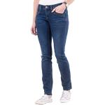 Blaue Unifarbene S`QUESTO Straight Leg Jeans aus Denim für Damen Größe L 