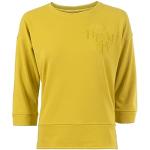 Braune Casual 3/4-ärmelige S`QUESTO Rundhals-Ausschnitt Damensweatshirts Größe M 