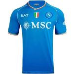 SSC NAPOLI Herren Heimtrikot Ea7 T-Shirt, blau, M