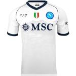 SSC Napoli Herren Auswärtstrikot T-Shirt, weiß, L