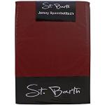 St. Barth Jersey Spannbetttuch 95% Baumwolle 5% Elasthan 140-160x200-220cm rot