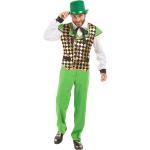 Grüne Buttinette Karnevalshosen & Faschingshosen mit Pailletten aus Jersey für Herren Größe XXL 