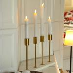 Reduzierte Goldene 20 cm Kerzenständer & Kerzenhalter 