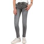 Graue Staccato Slim Jeans für Kinder aus Denim für Mädchen Größe 110 