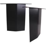 Schwarze Moderne Esstisch-Gestelle matt Breite 0-50cm, Höhe 0-50cm, Tiefe 0-50cm 2-teilig 