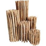 Haselnussbraune Staketenzäune aus Haselnussholz 