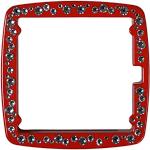 Stamps Rahmen Full Metal Jack Diamond red with Crystals from Swarovski ®