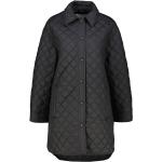 Schwarze Gesteppte Stand Damensteppmäntel & Damenpuffercoats Größe XS für den für den Herbst 