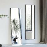 NeuType 163x54cm Ganzkörperspiegel Standspiegel Spiegel Groß Wandspiegel  mit Ständer zum Stehen oder Anlehnen an die Wand