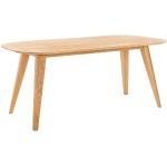 Reduzierte Moderne Standard Furniture Ovale Esstische Holz geölt aus Massivholz Breite 150-200cm, Höhe 50-100cm, Tiefe 50-100cm 