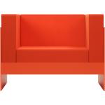 Orange Designer-Sofas pulverbeschichtet aus Aluminium Breite 100-150cm, Höhe 100-150cm, Tiefe 50-100cm 2 Personen 