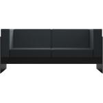 Schwarze Designer-Sofas pulverbeschichtet Breite 150-200cm, Höhe 150-200cm, Tiefe 50-100cm 2 Personen 