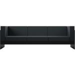 Schwarze Designer-Sofas pulverbeschichtet aus Aluminium Breite 50-100cm, Höhe 200-250cm, Tiefe 50-100cm 2 Personen 