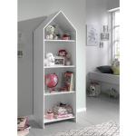 Reduzierte Weiße Vipack Bücherregale für Kinderzimmer aus MDF Breite 50-100cm, Höhe 150-200cm, Tiefe 0-50cm 
