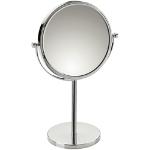 Silberne Kela Runde Schminkspiegel & Kosmetikspiegel 20 cm aus Metall 