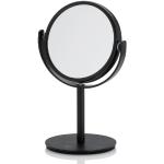 Schwarze Kela Runde Schminkspiegel & Kosmetikspiegel 15 cm aus Metall 