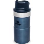 Stanley Classic Trigger-Action Travel Mug 0,25 Liter - Edelstahl Thermobecher mit Einbhandbedienung Blau