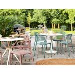 Reduzierte Grüne Retro Gartenstühle & Balkonstühle aus Polyrattan Outdoor Breite 0-50cm, Höhe 0-50cm 