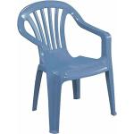 Hellblaue Kinder Gartenstühle aus Polyrattan Outdoor Breite 0-50cm, Höhe 0-50cm, Tiefe 0-50cm 