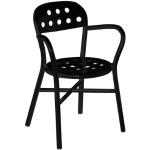 Schwarze Magis Pipe Designer Stühle aus Metall stapelbar Höhe 50-100cm, Tiefe 50-100cm 