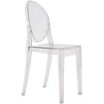Moderne Kartell Victoria Ghost Transparente Stühle stapelbar Höhe 50-100cm, Tiefe 0-50cm 