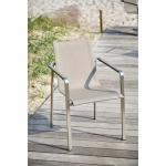 Sandfarbene Solpuri Bio Designer Stühle aus Edelstahl wetterfest Breite 50-100cm, Höhe 50-100cm, Tiefe 50-100cm 