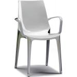 Weiße Transparente Stühle 4-teilig 