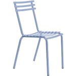 Hellblaue Ethimo Flower Designer Stühle stapelbar Breite 0-50cm, Höhe 0-50cm, Tiefe 0-50cm 