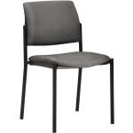 Graue Moderne PerfectFurn Konferenzstühle & Besucherstühle aus Metall stapelbar Breite 0-50cm, Höhe 50-100cm, Tiefe 50-100cm 