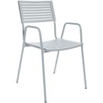 Silberne Schaffner Designer Stühle aus Polyrattan stapelbar Breite 50-100cm, Höhe 50-100cm, Tiefe 50-100cm 